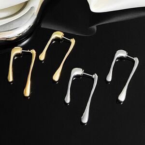 Luxurious Irregular Shape Teardrop Earrings 14K Gold Plated